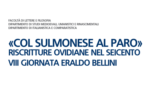 Giornata "«Col Sulmonese al paro». Riscritture ovidiane nel Seicento"