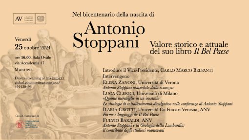 Bicentenario della nascita di Antonio Stoppani. Valore storico e attuale del suo libro &quot;Il Bel Paese&quot;
