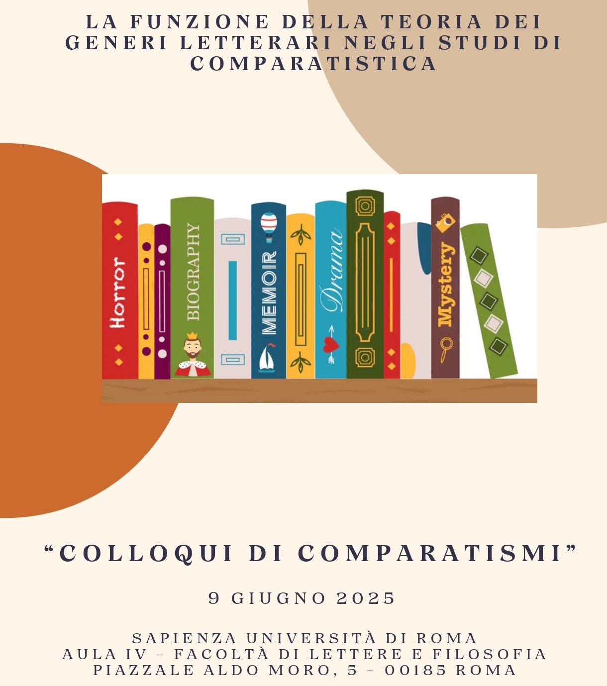 Convegno &quot;Colloqui di Comparatismi&quot;