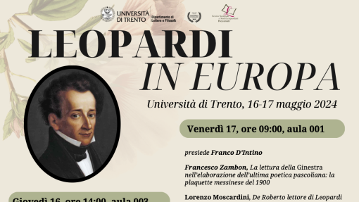 Convegno &quot;Leopardi in Europa&quot;