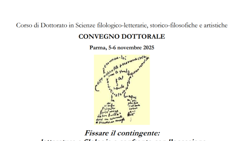 Cfp Convegno Dottorale &quot;Fissare il contingente: letterature e filologia a confronto con l’occasione&quot;