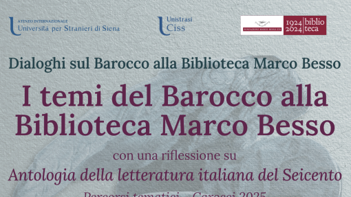 "Dialoghi sul Barocco alla Fondazione Marco Besso" "Dialoghi sul Barocco alla Fondazione Marco Besso"