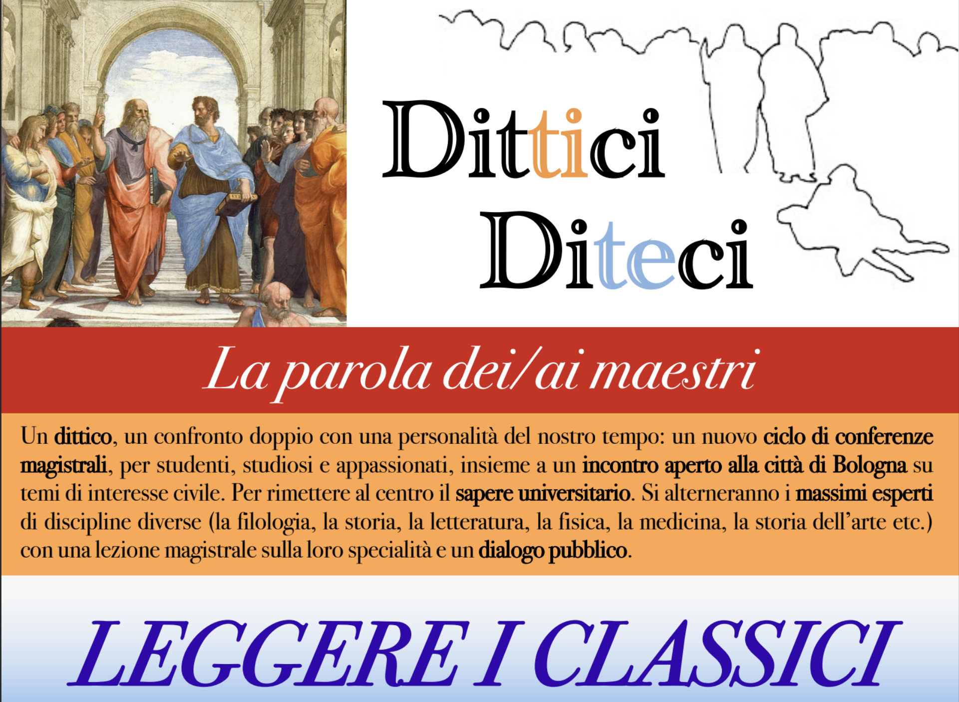 Ciclo di conferenze magistrali "Dittici Diteci"