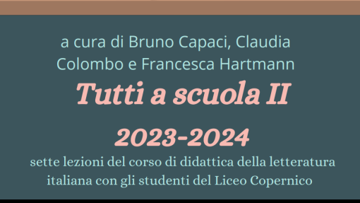 Ciclo di incontri &quot;Tutti a scuola II&quot;