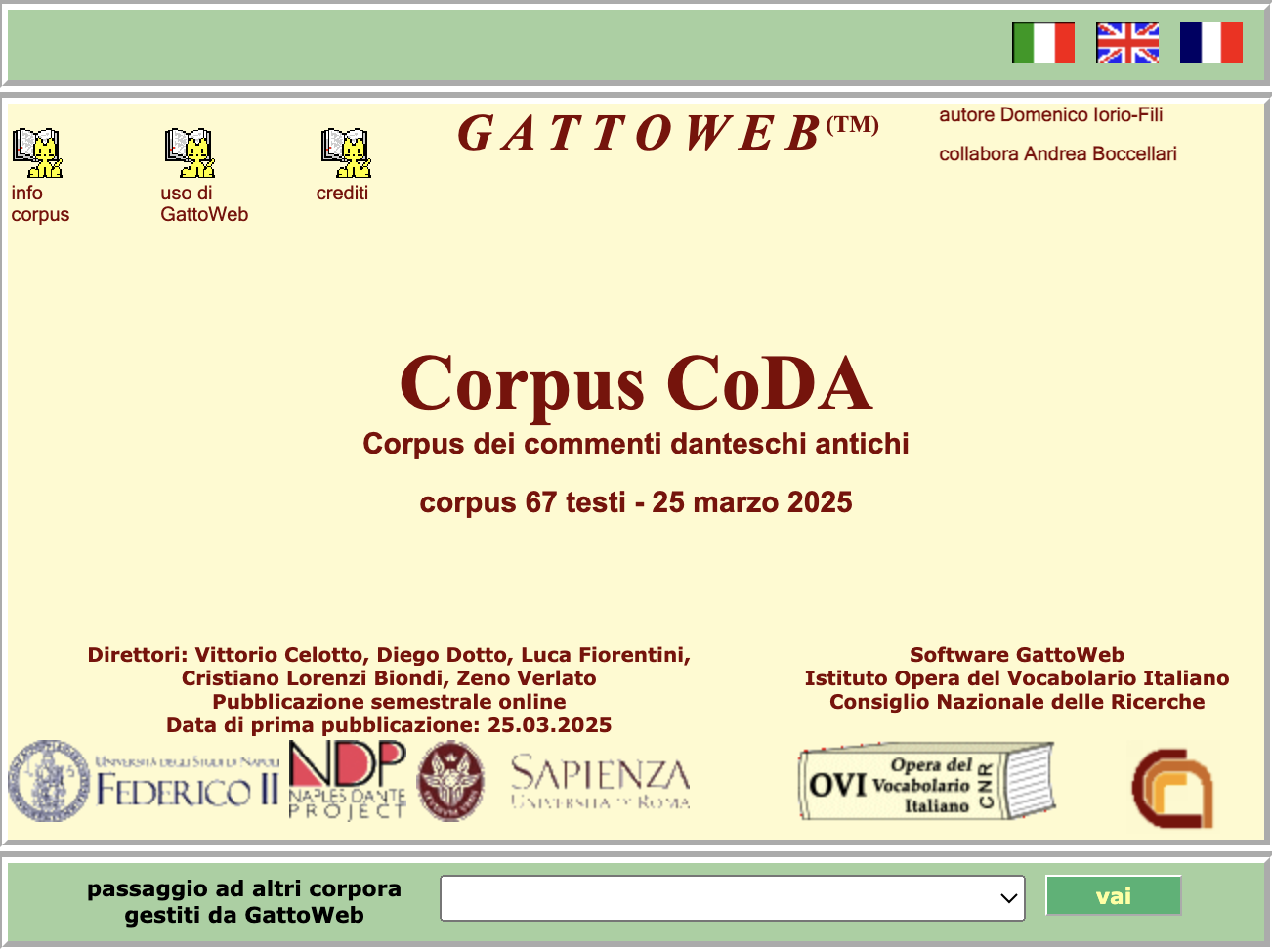 DANTEDÌ 2025- Lancio online del corpus CoDA (Commenti Danteschi Antichi)