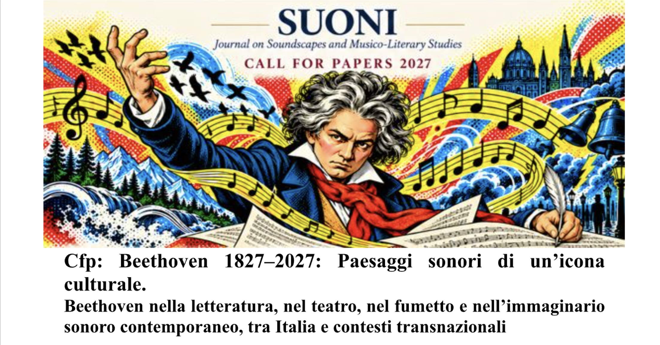 Cfp "Beethoven 1827–2027: Paesaggi sonori di un’icona culturale"