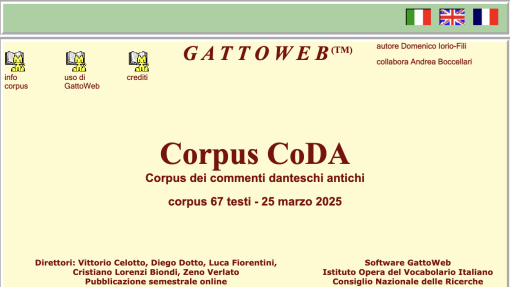 DANTEDÌ 2025- Lancio online del corpus CoDA (Commenti Danteschi Antichi)