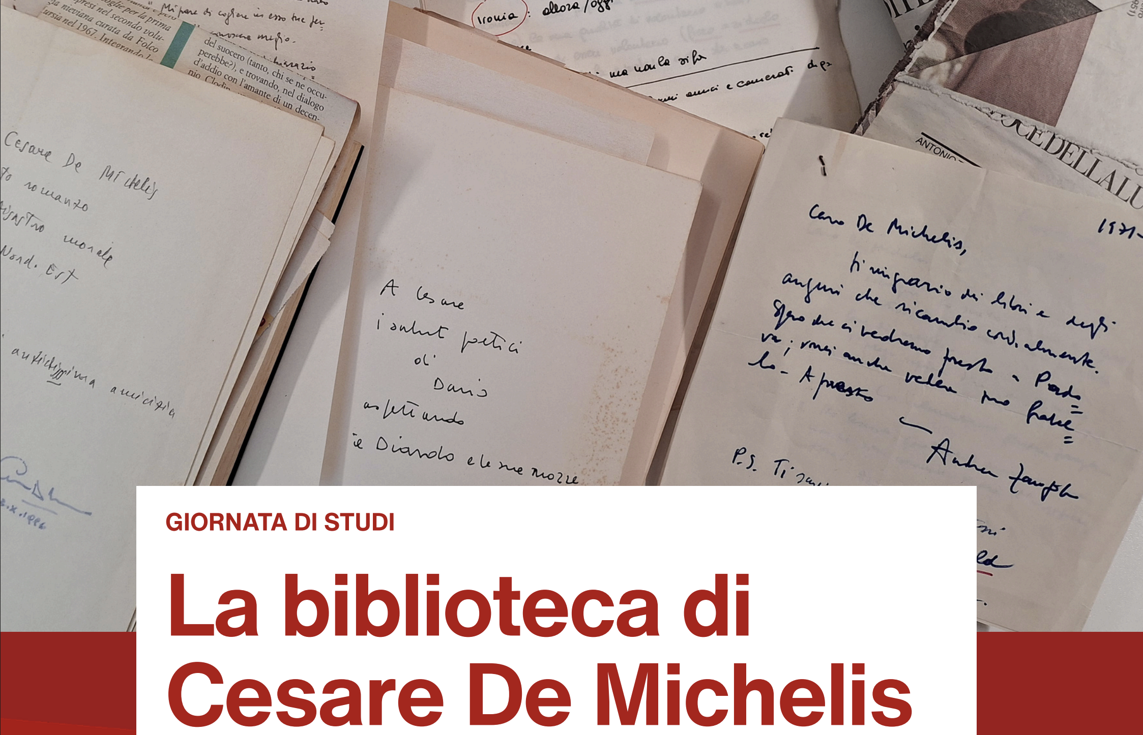 Giornata di studi "La biblioteca di Cesare De Michelis"