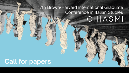 Cfp Graduate conference Chiasmi 2026 "Fuori Luogo: On Displacement(s) and Becoming"