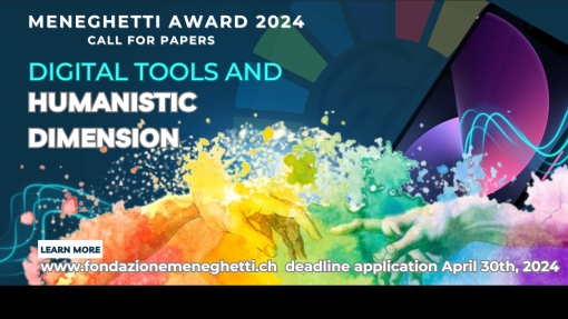 Cfp Meneghetti Award 2024 &quot;Strumento digitale e dimensione umanistica&quot;