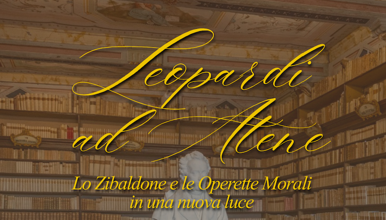Presentazione "Leopardi ad Atene. Lo Zibaldone e le Operette morali in una nuova luce"