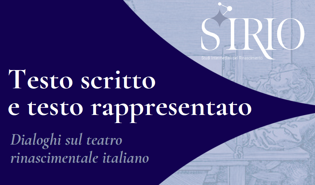 Convegno &quot;Testo scritto e testo rappresentato&quot;