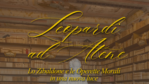 Presentazione "Leopardi ad Atene. Lo Zibaldone e le Operette morali in una nuova luce"