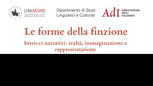 Convegno &quot;Le forme della finzione. Intrecci narrativi: realtà, immaginazione e narrazione&quot;