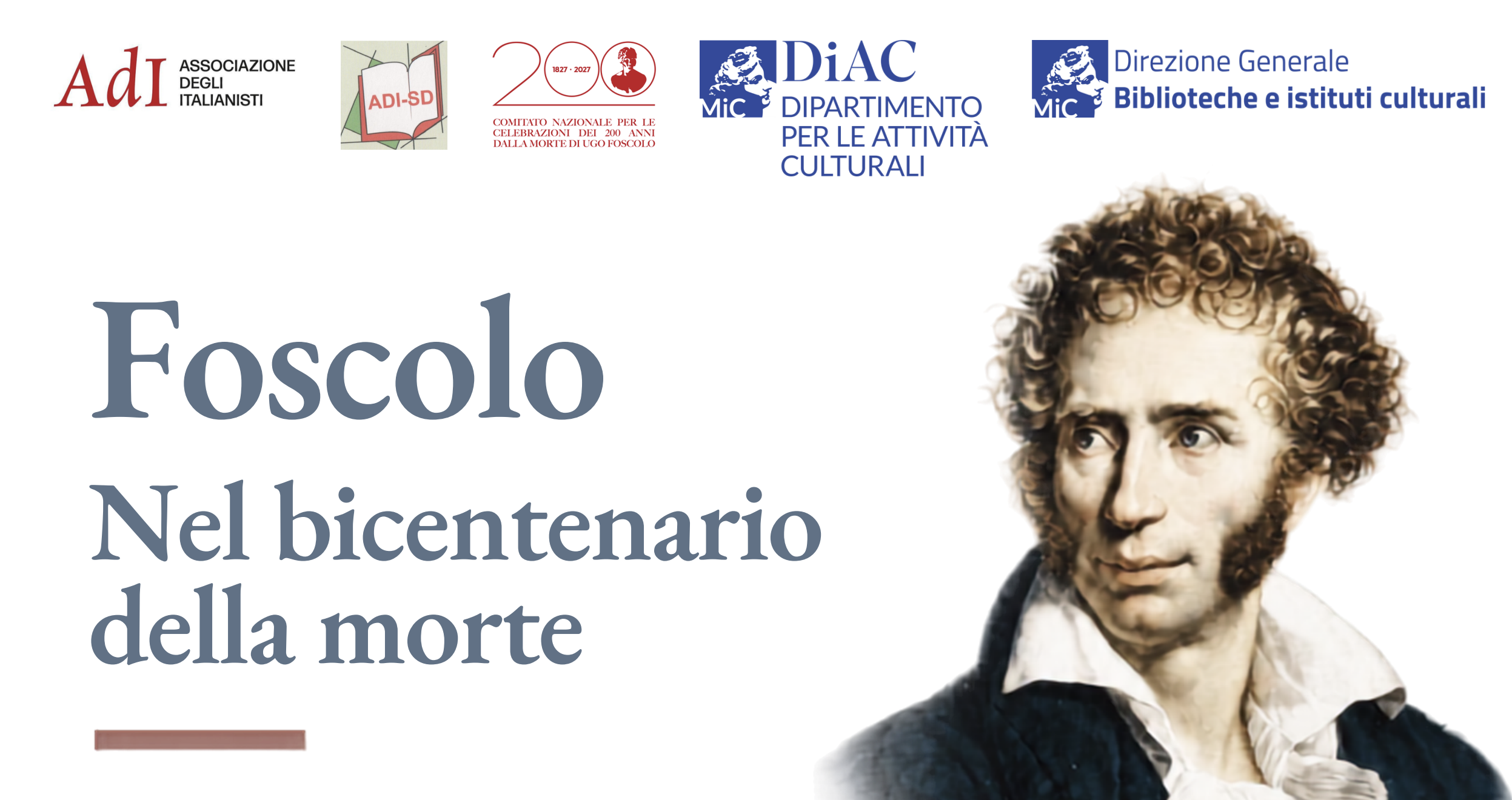 Ciclo di incontri "Foscolo a scuola nel bicentenario della morte"