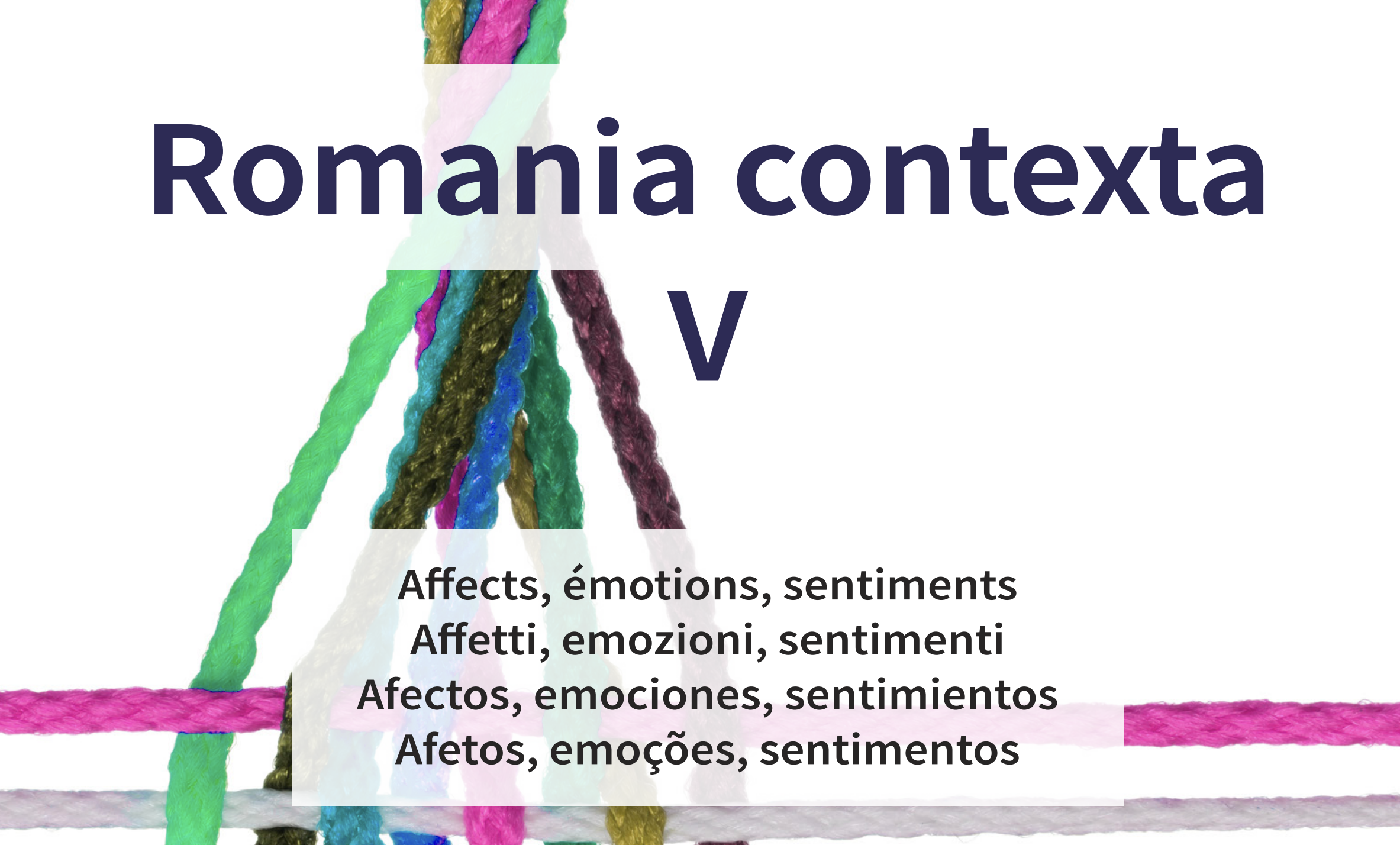 V edizione "Romania Contexta"