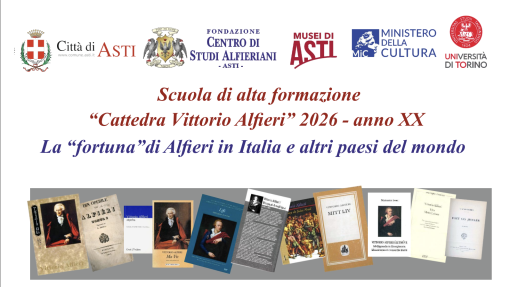 Scuola di alta formazione  “Cattedra Vittorio Alfieri” 2026 - anno XX