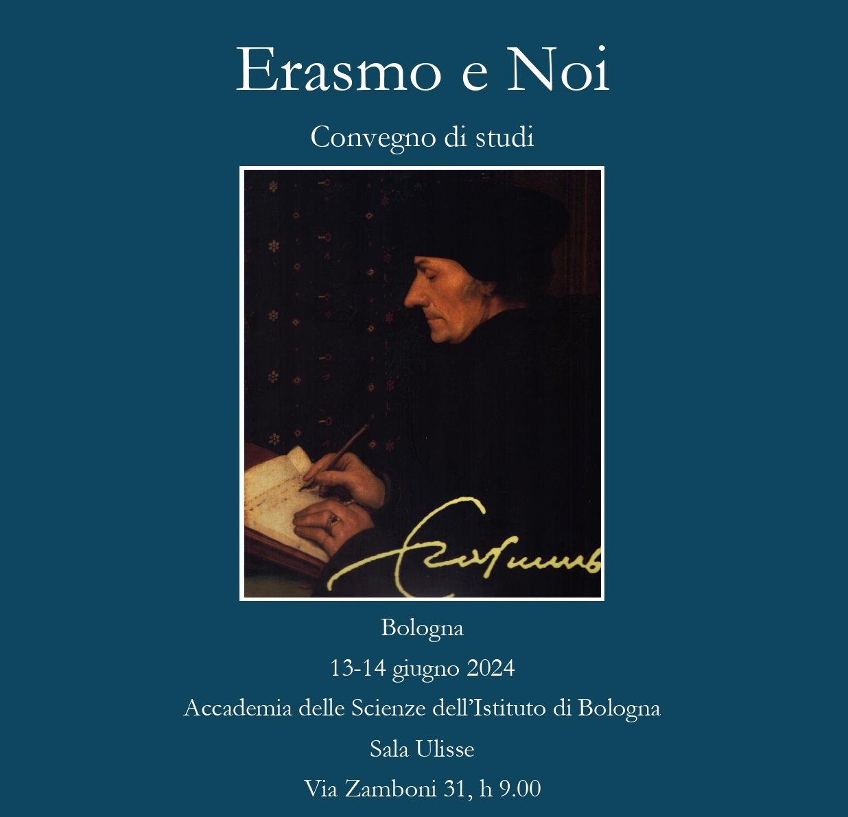 Convegno di studi &quot;Erasmo e noi&quot;