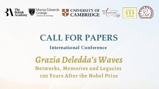 CfP International Conference “Grazia Deledda’s Waves”