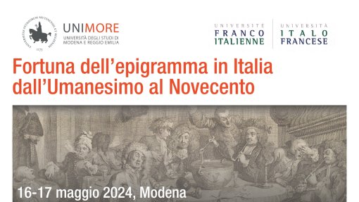 Convegno &quot;Fortuna dell&#039;epigramma in Italia dall&#039;Umanesimo al Novecento&quot;