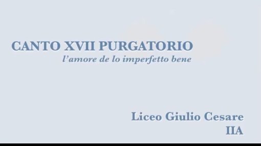 Purgatorio XVII