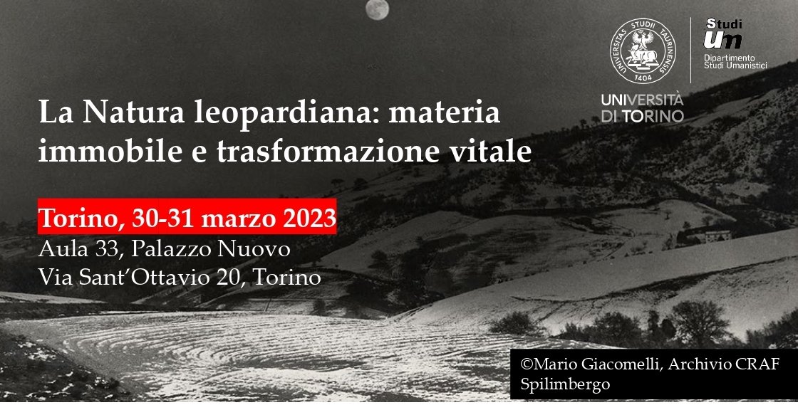 La Natura leopardiana: materia immobile e trasformazione vitale