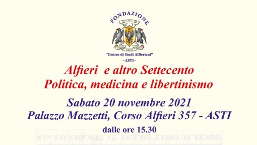 Alfieri e altro Settecento. Politica, medicina e libertinismo