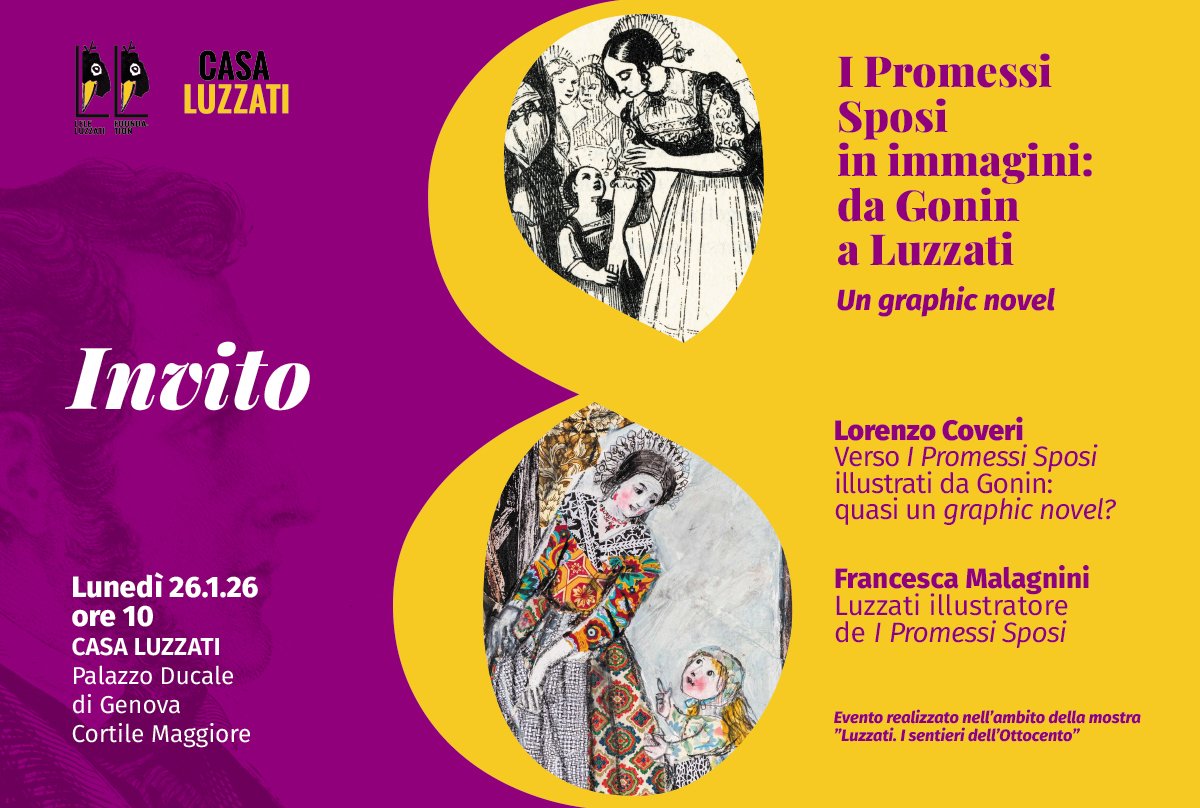 Evento a Casa Luzzati “I Promessi Sposi in immagini: da Gonin a Luzzati. Un graphic novel”