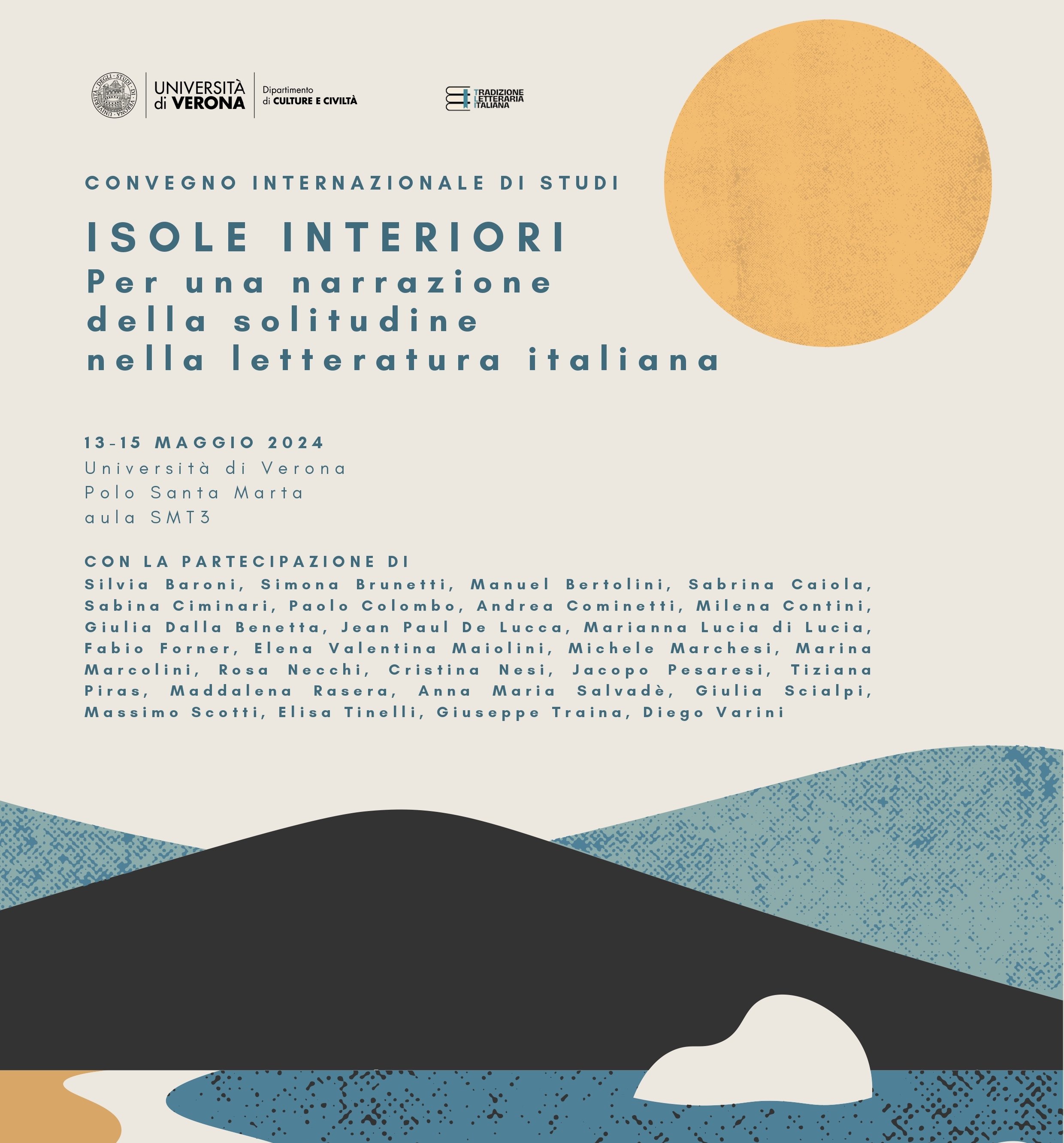 Convegno internazionale di studi &quot;Isole interiori. Per una narrazione della solitudine nella letteratura italiana&quot;