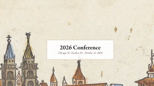 Cfp for "The Sixteenth Century Society" (Chicago, 29-31 ottobre 2026)