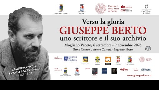 Mostra &quot;Verso la gloria. Giuseppe Berto, uno scrittore e il suo archivio&quot;