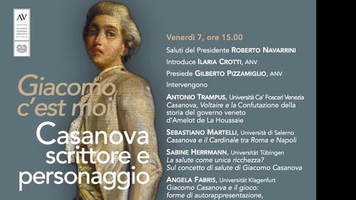 Convegno internazionale &quot;Giacomo c&#039;est moi. Giacomo Casanova scrittore e personaggio&quot;