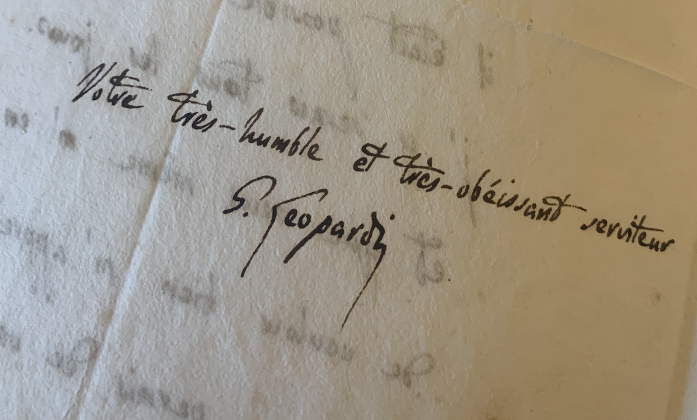 Cfp RISL - Rivista Internazionale di Studi Leopardiani
