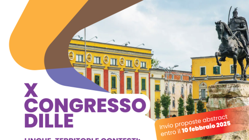 Cfp X Congresso: “Lingue, territori e contesti: le politiche linguistico-educative oggi”