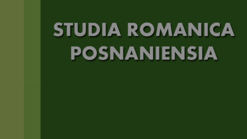 Cfp Studia Romanica Posnaniensia