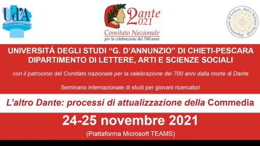Seminario internazionale &quot;L&#039;altro Dante: processi di attualizzazione della Commedia&quot;