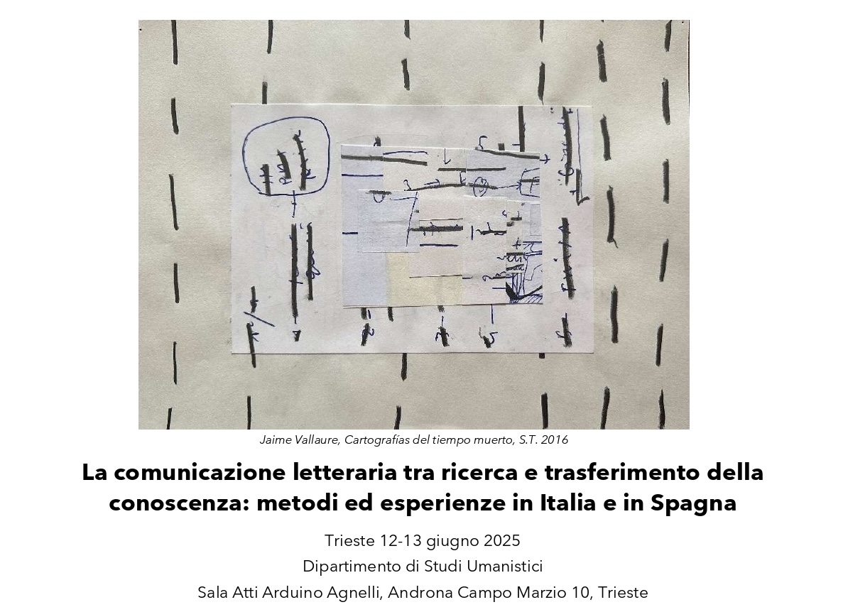 Convegno &quot;La comunicazione letteraria tra ricerca e trasferimento della conoscenza: metodi ed esperienze in Italia e in Spagna&quot;