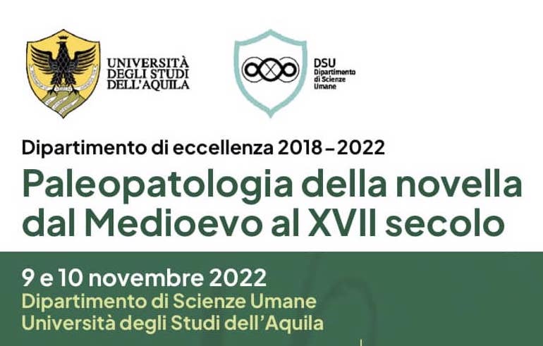 Convegno &quot;Paleopatologia della novella dal Medioevo al XVII secolo&quot;